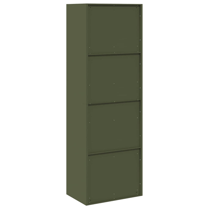 Dulap de depozitare Verde măsliniu 60 x 40 x 180 cm Oțel - WALTI WALTI