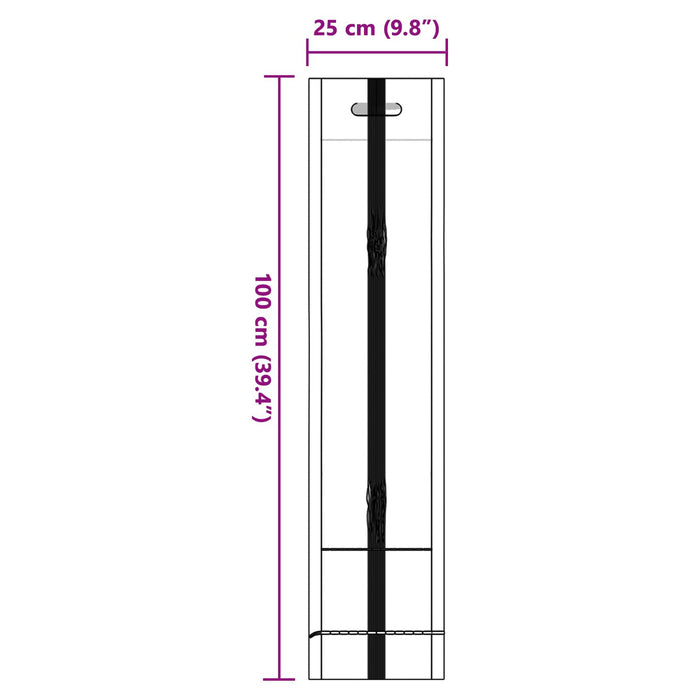 Saci cu nisip 10 pcs Verde închis 100 x 25 cm HDPE - WALTI WALTI