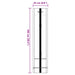 Saci cu nisip 100 pcs Verde închis 100 x 25 cm HDPE - WALTI WALTI