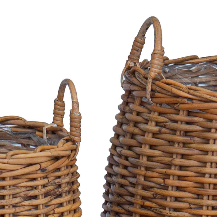 Ghiveci coș cu depozitare 2 pcs Maro Ratan Lacak - WALTI WALTI