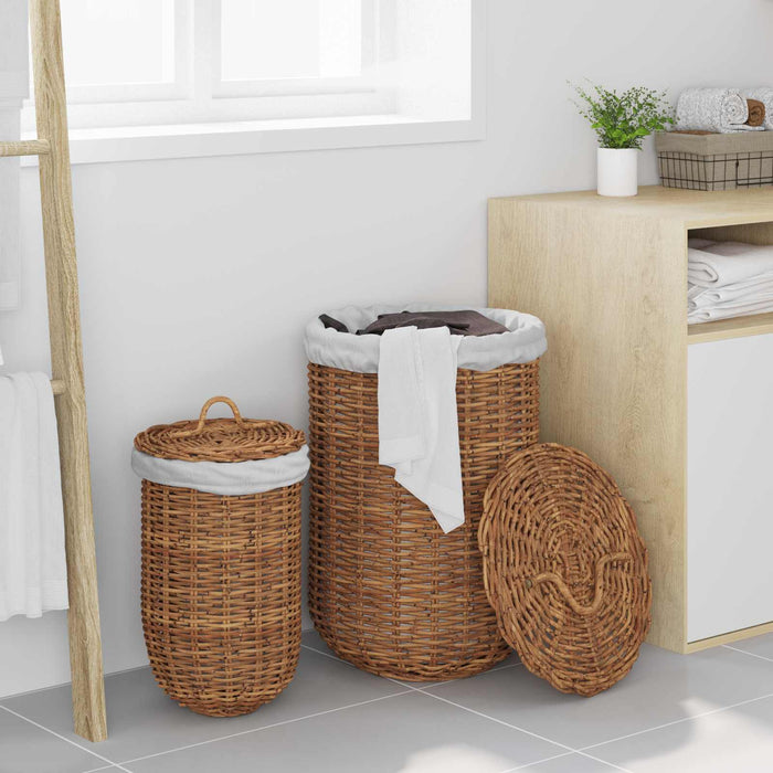 Coș pentru rufe 2 pcs Maro Ratan Kubu - WALTI WALTI