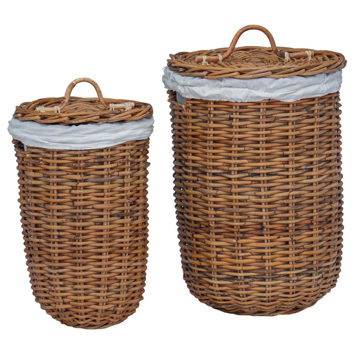 Coș pentru rufe 2 pcs Maro Ratan Kubu - WALTI WALTI