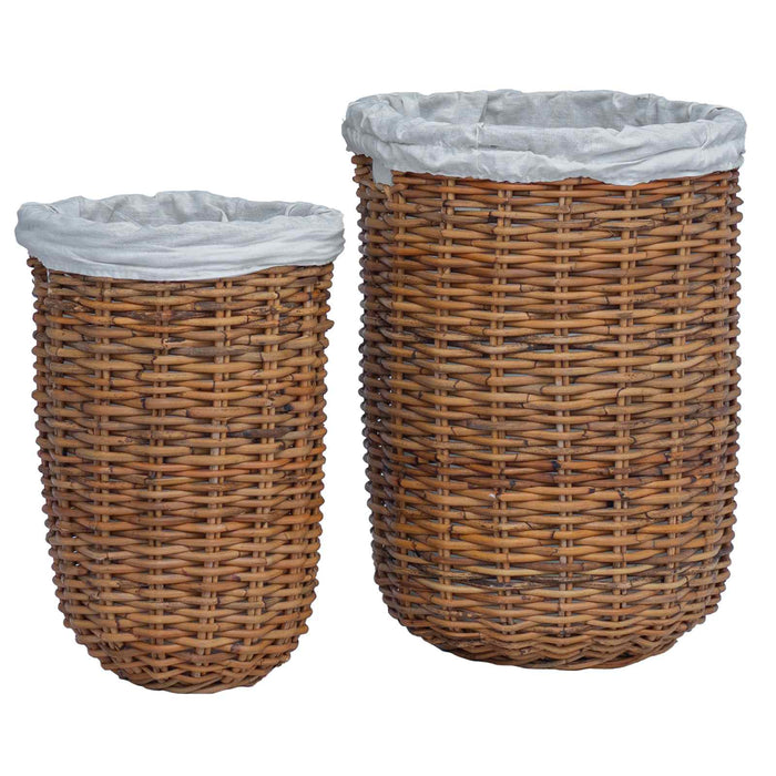 Coș pentru rufe 2 pcs Maro Ratan Kubu - WALTI WALTI