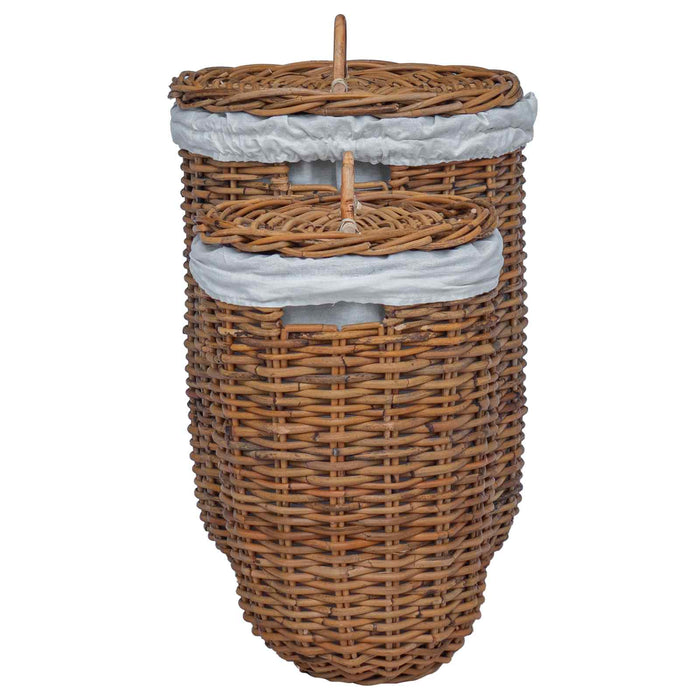 Coș pentru rufe 2 pcs Maro Ratan Kubu - WALTI WALTI