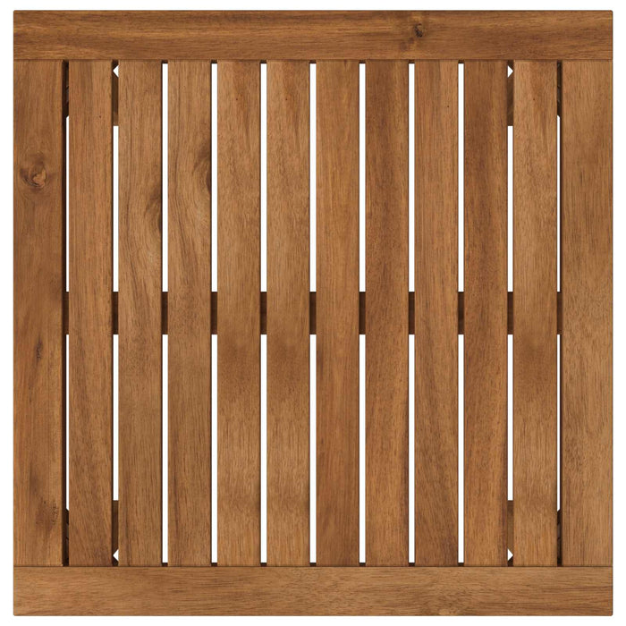 Masă de cafea natural 50 x 48,5 x 36 cm Lemn Solid de Acacia WALTI