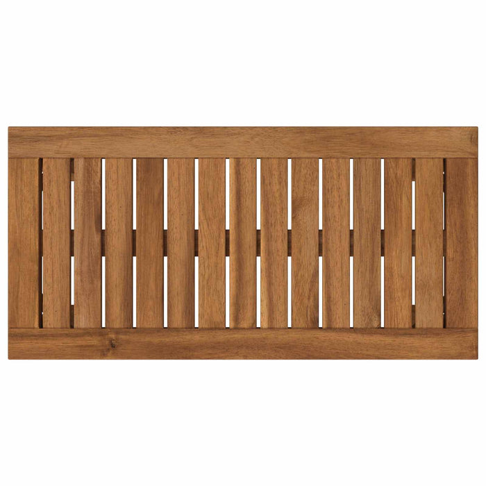 Masă de cafea natural 60,5 x 30 x 36 cm Lemn Solid de Acacia - WALTI WALTI