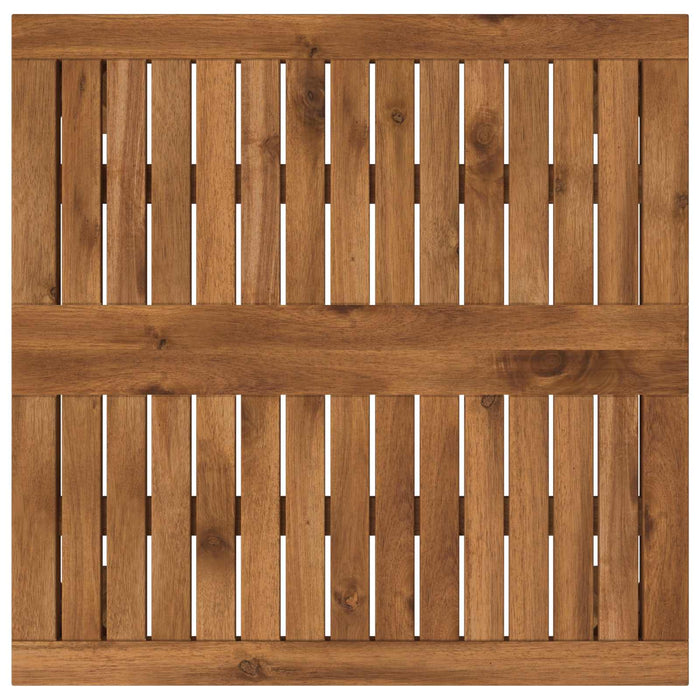 Masă de cafea natural 60 x 60,5 x 36 cm Lemn Solid de Acacia - WALTI WALTI