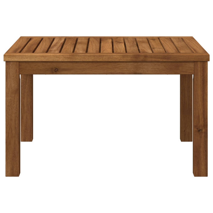 Masă de cafea natural 50 x 60,5 x 36 cm Lemn Solid de Acacia WALTI