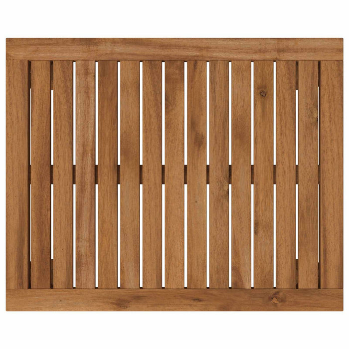 Masă de cafea natural 50 x 60,5 x 36 cm Lemn Solid de Acacia WALTI