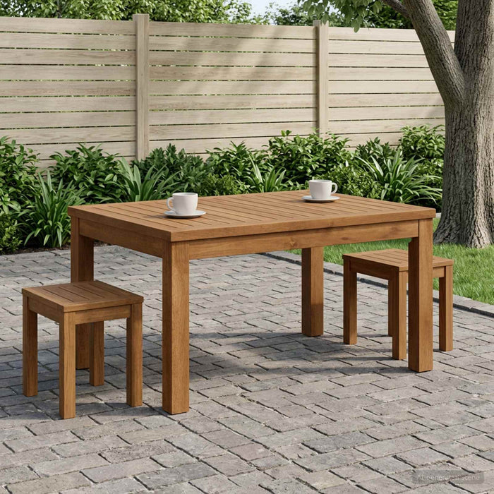 Masă de cafea natural 50 x 68,5 x 36 cm Lemn Solid de Acacia - WALTI WALTI