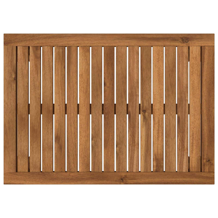 Masă de cafea natural 50 x 68,5 x 36 cm Lemn Solid de Acacia - WALTI WALTI