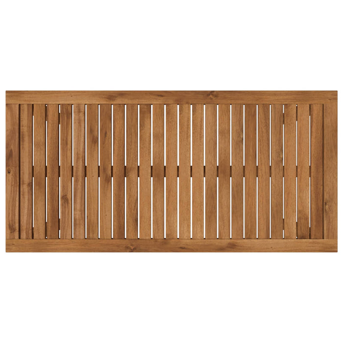 Masă de cafea natural 50 x 100,5 x 45 cm Lemn Solid de Acacia WALTI