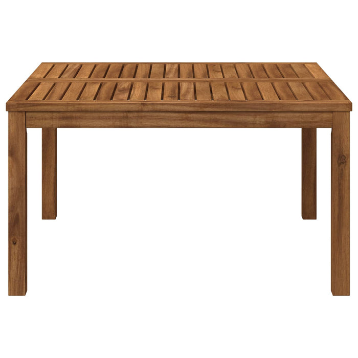 Masă de cafea natural 80 x 80,5 x 45 cm Lemn Solid de Acacia - WALTI WALTI