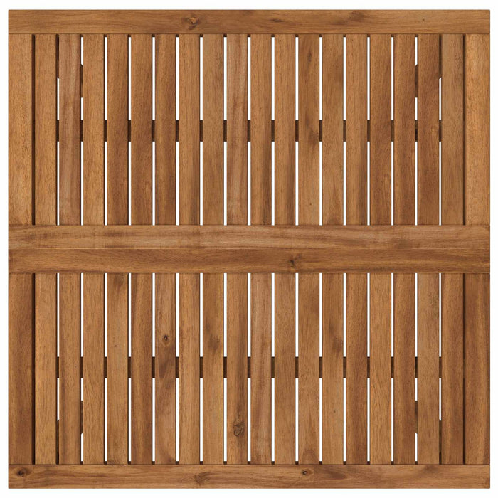 Masă de cafea natural 80 x 80,5 x 45 cm Lemn Solid de Acacia - WALTI WALTI