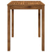 Masă de cină pentru grădină natural 60 x 60,5 x 75 cm - WALTI WALTI