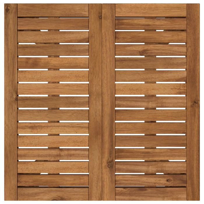 Masă de cină pentru grădină natural 60 x 60,5 x 75 cm - WALTI WALTI