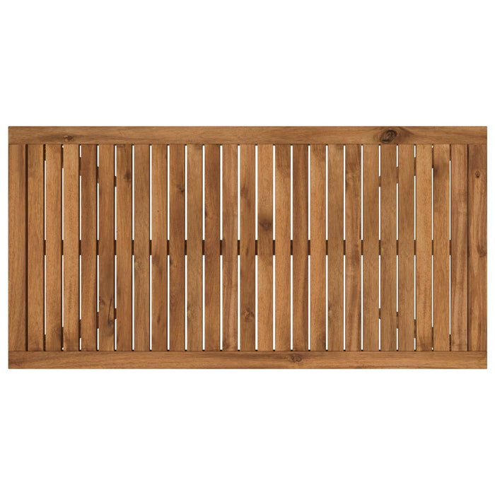 Masă de cină pentru grădină natural 108,5 x 55 x 75 cm WALTI