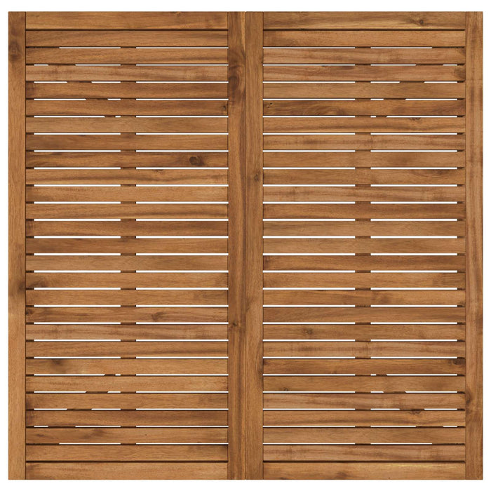 Masă de cină pentru grădină natural 110 x 108,5 x 75 cm WALTI