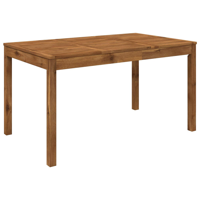 Masă de cină pentru grădină natural 141 x 80,5 x 75 cm WALTI