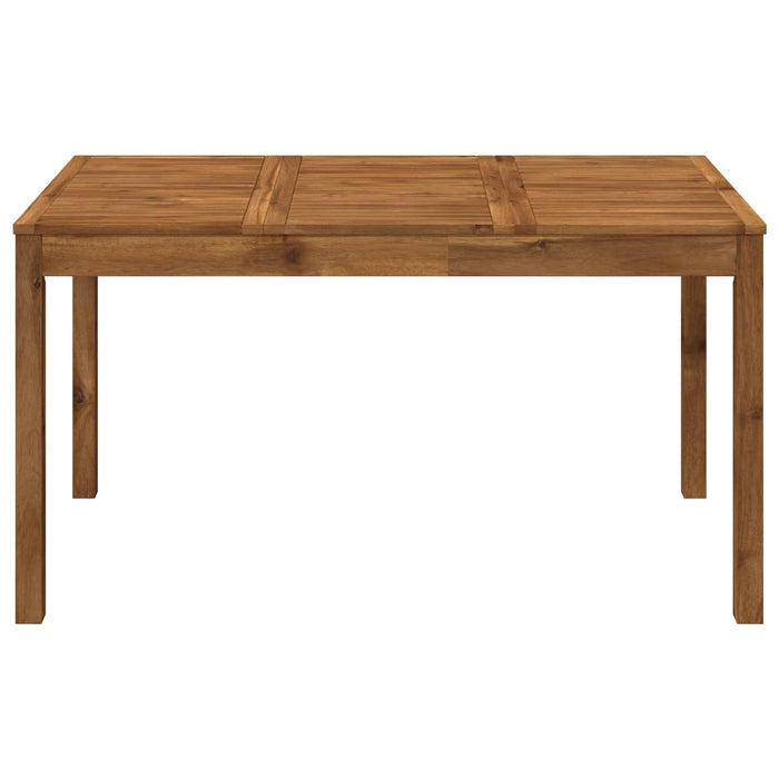 Masă de cină pentru grădină natural 141 x 80,5 x 75 cm WALTI