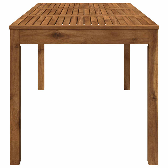 Masă de cină pentru grădină natural 141 x 80,5 x 75 cm WALTI
