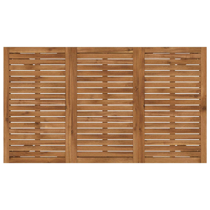 Masă de cină pentru grădină natural 141 x 80,5 x 75 cm WALTI