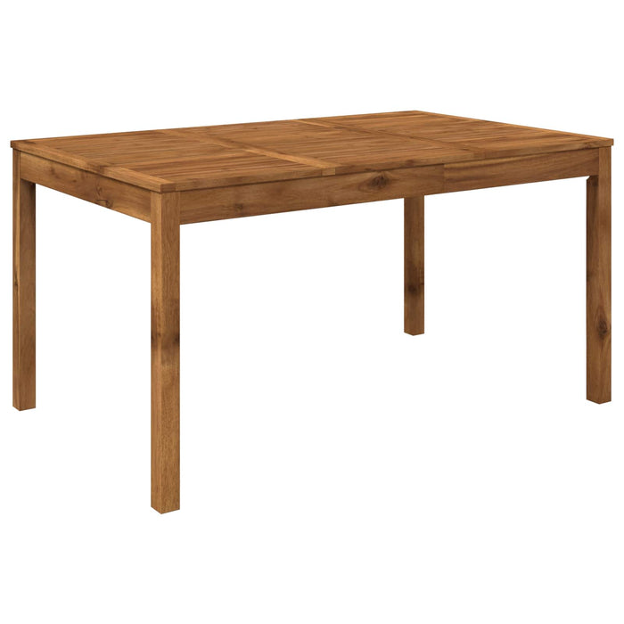 Masă de cină pentru grădină natural 147 x 88,5 x 75 cm WALTI