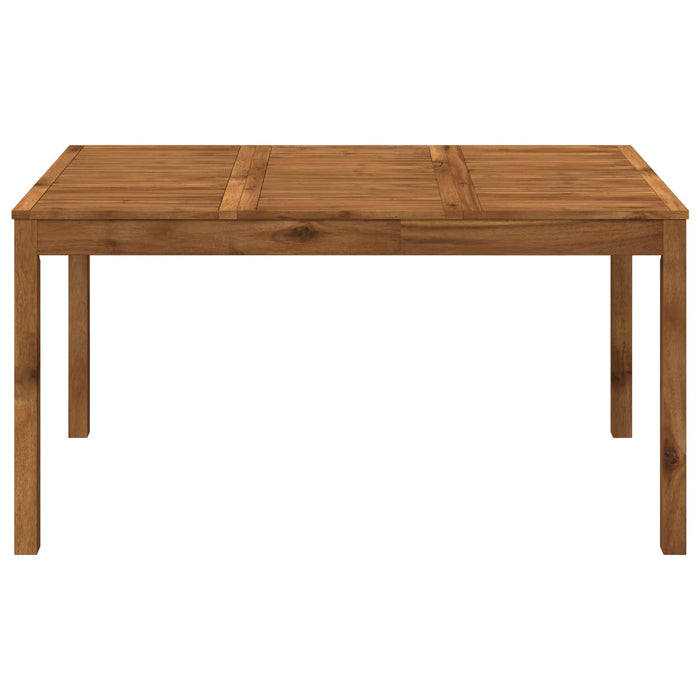 Masă de cină pentru grădină natural 147 x 88,5 x 75 cm WALTI