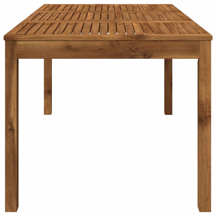 Masă de cină pentru grădină natural 147 x 88,5 x 75 cm WALTI