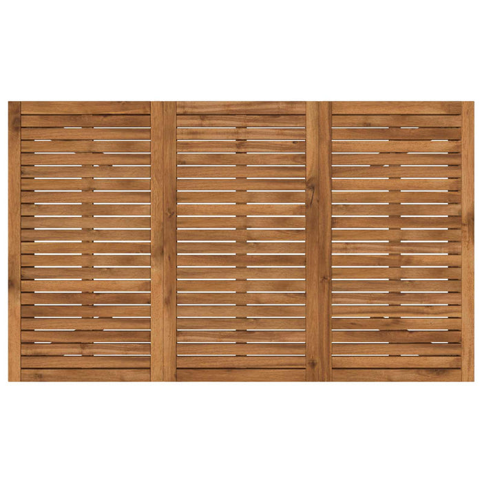 Masă de cină pentru grădină natural 147 x 88,5 x 75 cm WALTI