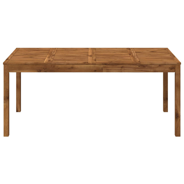 Masă de cină pentru grădină natural 180 x 88,5 x 75 cm WALTI