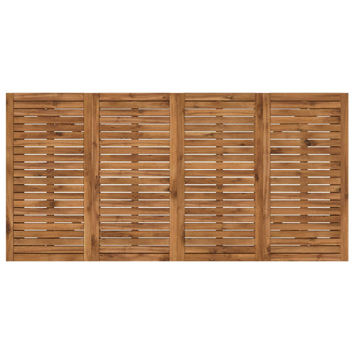 Masă de cină pentru grădină natural 180 x 88,5 x 75 cm WALTI