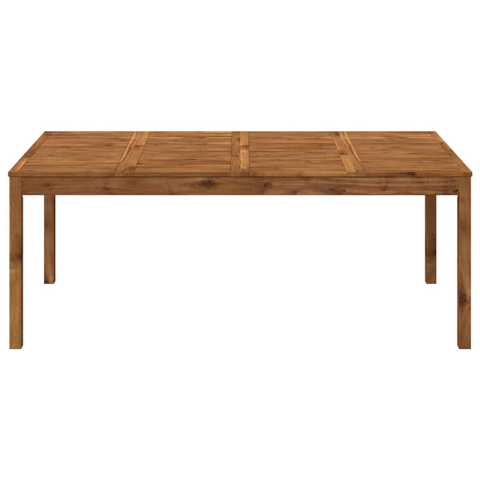 Masă de cină pentru grădină natural 196 x 100,5 x 75 cm WALTI