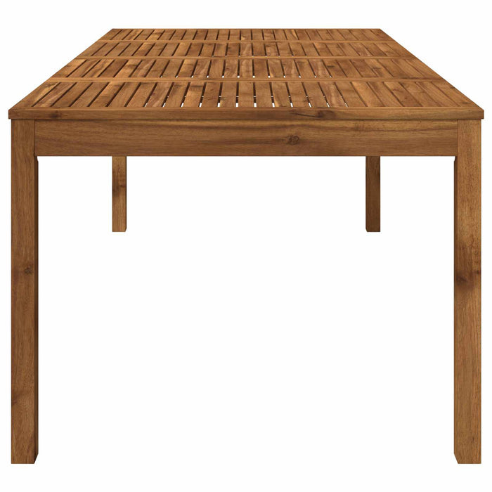 Masă de cină pentru grădină natural 196 x 100,5 x 75 cm WALTI