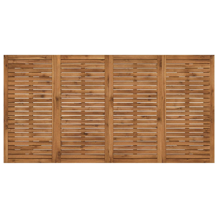Masă de cină pentru grădină natural 196 x 100,5 x 75 cm WALTI