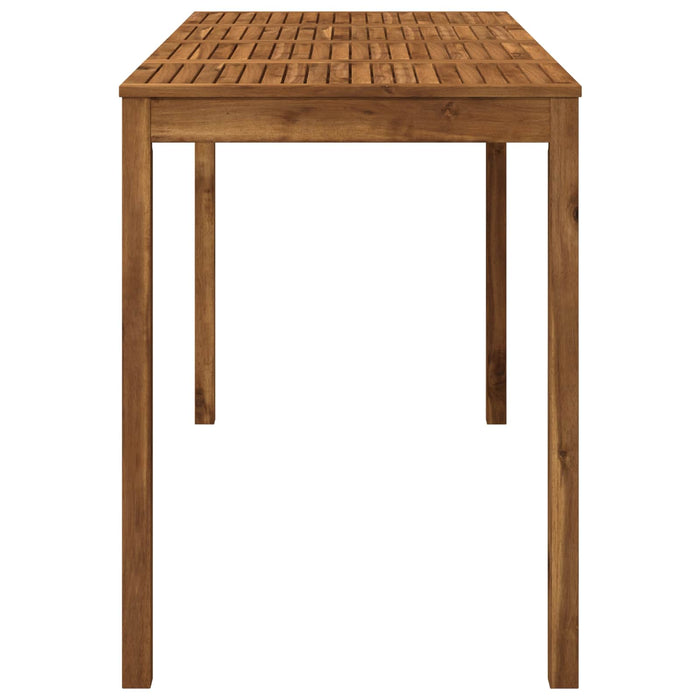 Masă de Bar în Grădină natural 196 x 80,5 x 105 cm WALTI