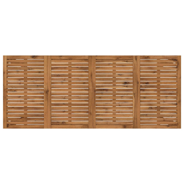 Masă de Bar în Grădină natural 196 x 80,5 x 105 cm WALTI