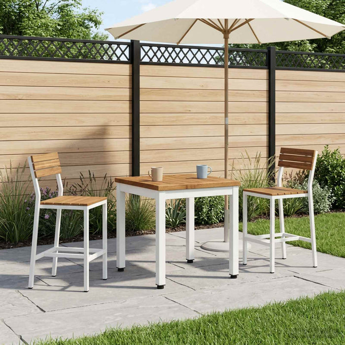 Masă de cafea Natural și Alb 40 x 40,5 x 36 cm WALTI