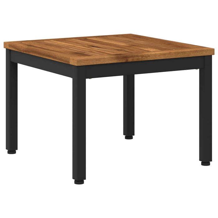 Masă de cafea Natural și Negru 50 x 48,5 x 36 cm WALTI
