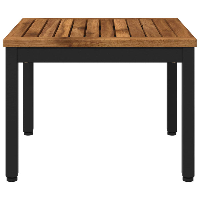 Masă de cafea Natural și Negru 50 x 48,5 x 36 cm WALTI
