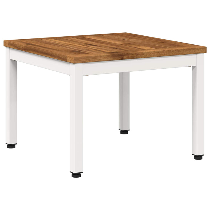 Masă de cafea Natural și Alb 50 x 48,5 x 36 cm WALTI