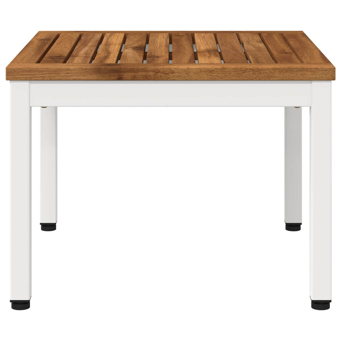 Masă de cafea Natural și Alb 50 x 48,5 x 36 cm WALTI