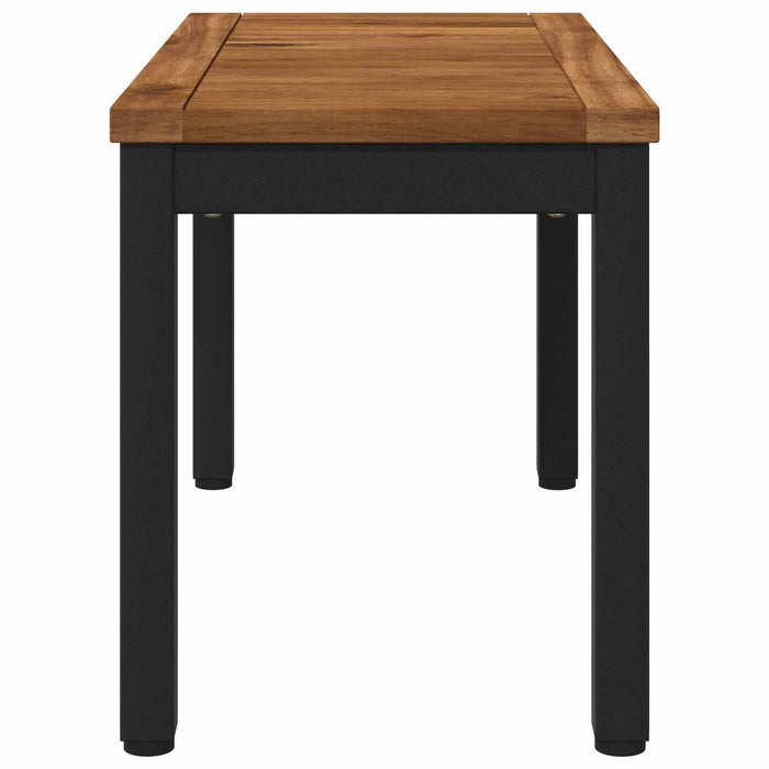 Masă de cafea Natural și Negru 60,5 x 30 x 36 cm WALTI