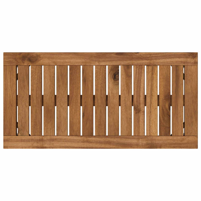 Masă de cafea Natural și Alb 60,5 x 30 x 36 cm WALTI