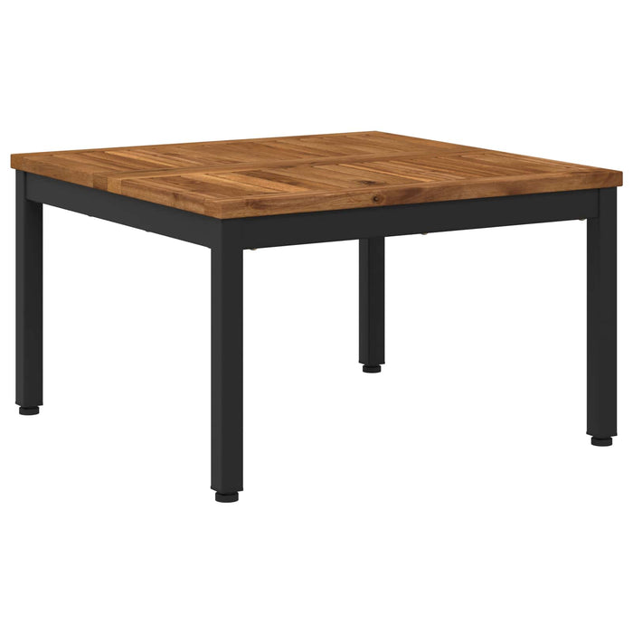 Masă de cafea Natural și Negru 60 x 60,5 x 36 cm - WALTI WALTI