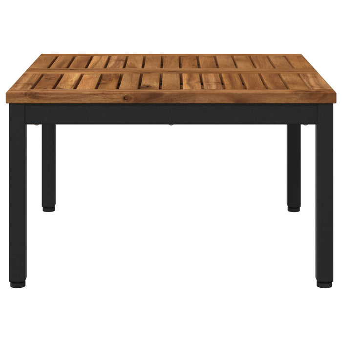 Masă de cafea Natural și Negru 60 x 60,5 x 36 cm - WALTI WALTI