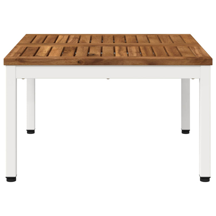 Masă de cafea Natural și Alb 60 x 60,5 x 36 cm WALTI