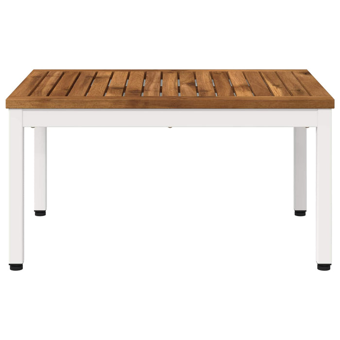 Masă de cafea Natural și Alb 49 x 68,5 x 36 cm WALTI