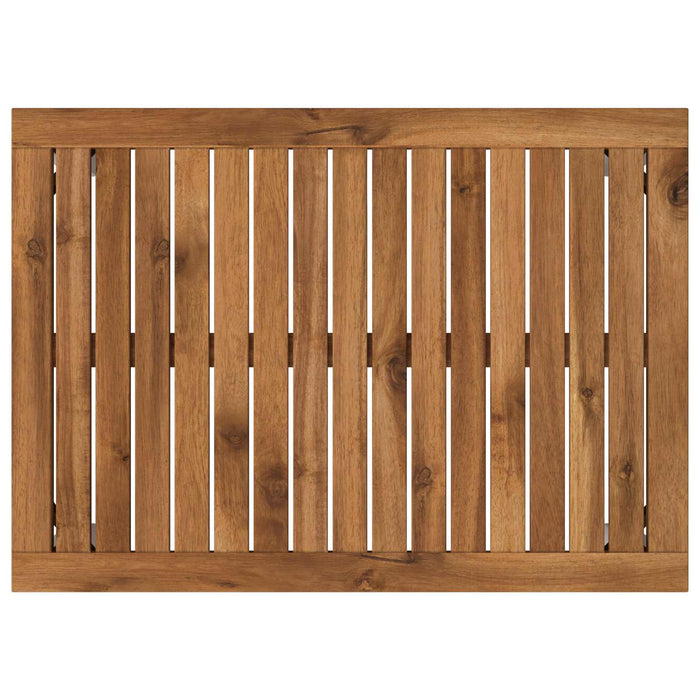 Masă de cafea Natural și Alb 49 x 68,5 x 36 cm WALTI