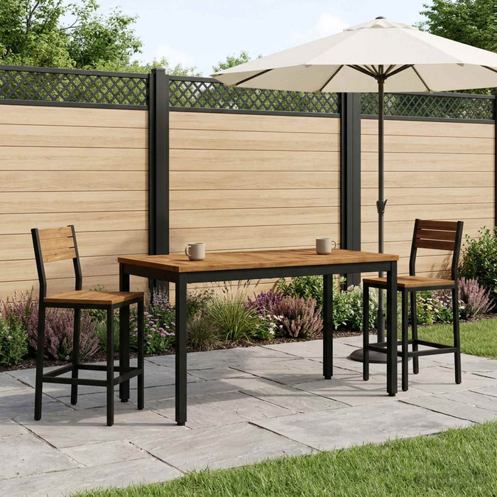 Masă de cafea Natural și Negru 50 x 100,5 x 45 cm - WALTI WALTI